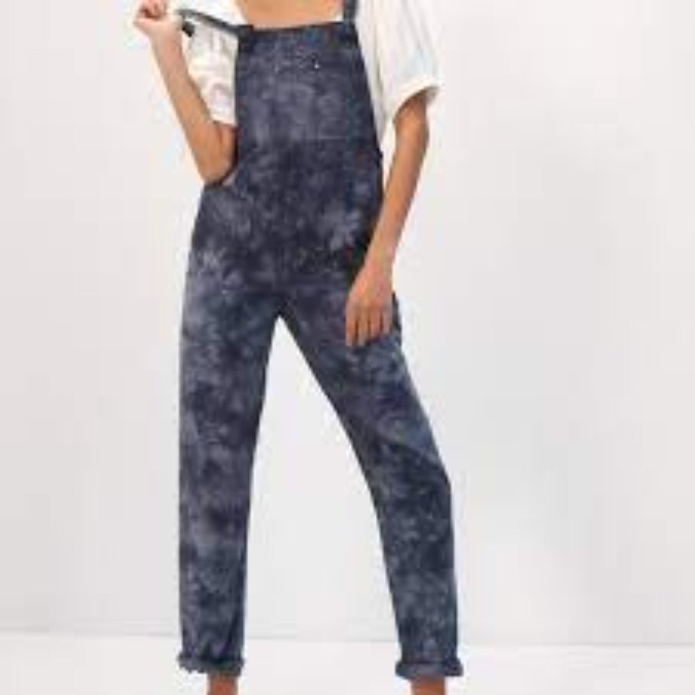 Anthropologie Wanderer Tie-Dye Overalls 27